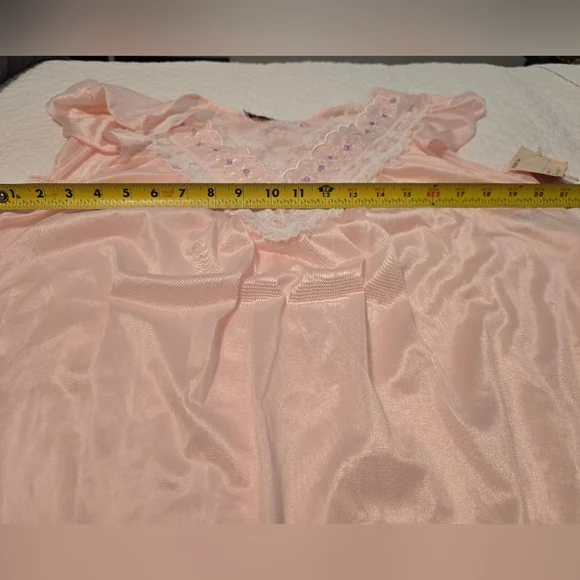 NWT Vintage Vandemere Light Pink Nightgown Women's Size Medium - Picture 5 of 11